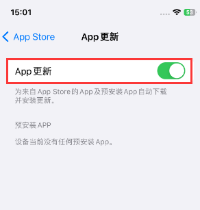 信阳苹果15维修中心如何让iPhone15APP自动更新